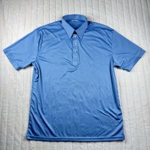 Collars & Co Polo Shirt Men's XL Blue Performance Golf Stretch Comfort Sports
